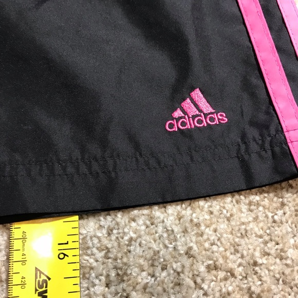 ADIDAS Side Pink Striped Shorts - Picture 7 of 7